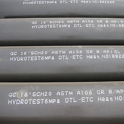 لوله فولادی بدون درز کربن گالوانیزه Astm A106 4 میلی متر